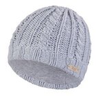 LITTLE ANGEL Čiapka pletená vrkôčiky Outlast ® 3 | 42-44 cm sv.šedá